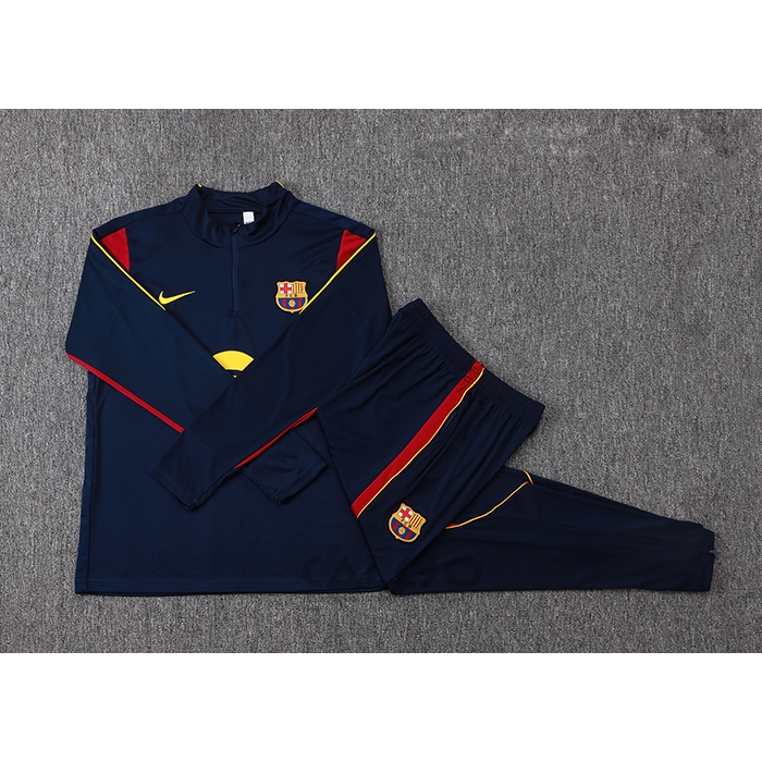 Tuta da Track di Felpa FC Barcellona Bambino 2026-2027 Blu Rosso